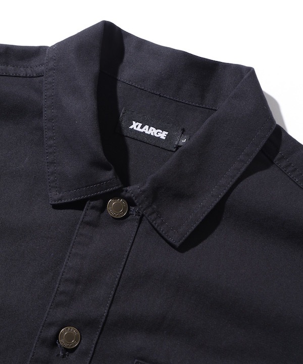 XLARGE �������ȥ�顼�� SIDE ZIP S/S WORK SHIRT