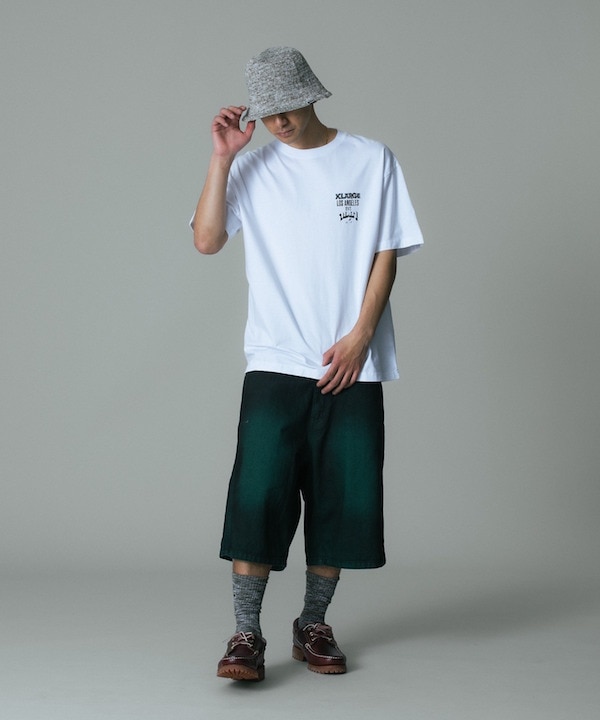 XLARGE �������ȥ�顼�� SPRAYDYE SHORT PANTS