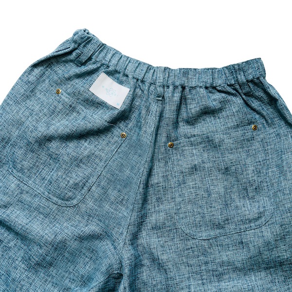 パンツ WHIMSY / LINEN PAINTER BAGGY SHORT MINT Whimsy］Linen Painter Baggy Short (Mint)‐ LION SHARE