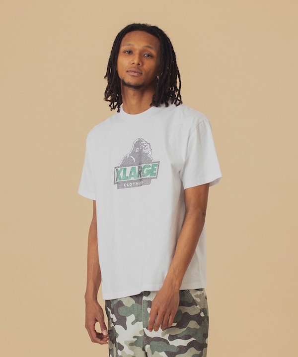 XLARGE �������ȥ�顼�� RHINE STONE SLANTED OG S/S TEE
