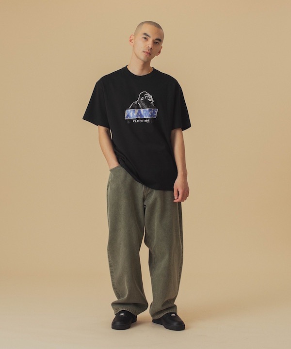 XLARGE �������ȥ�顼�� RHINE STONE SLANTED OG S/S TEE