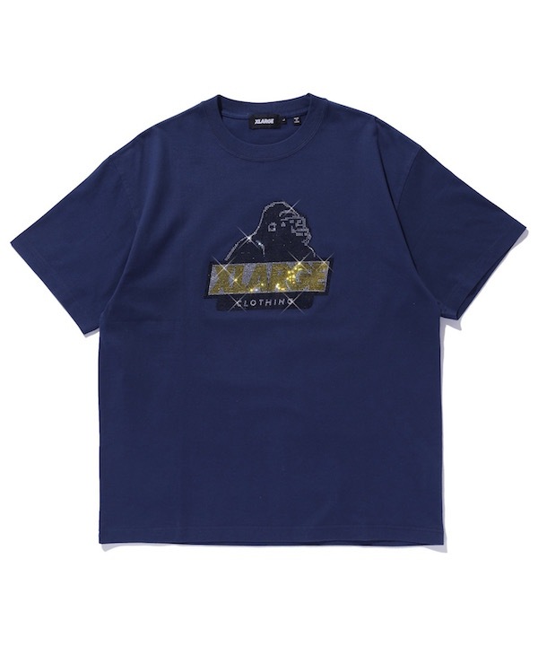 XLARGE �������ȥ�顼�� RHINE STONE SLANTED OG S/S TEE
