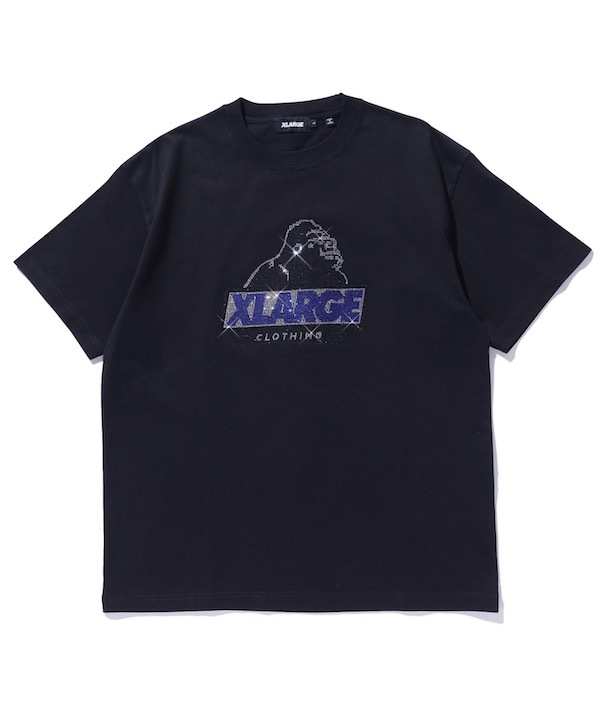XLARGE �������ȥ�顼�� RHINE STONE SLANTED OG S/S TEE