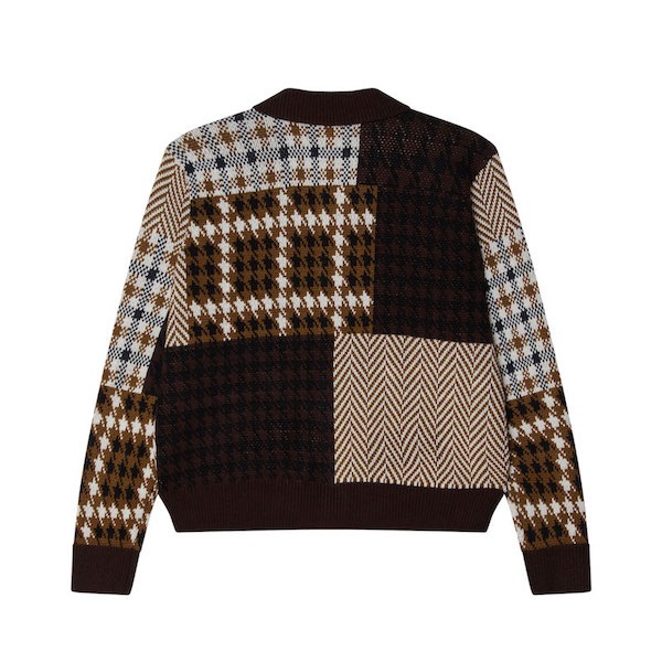 OBEY ���٥� Obey Patchwork Cardigan