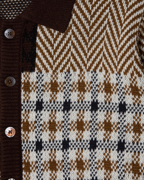 OBEY ���٥� Obey Patchwork Cardigan