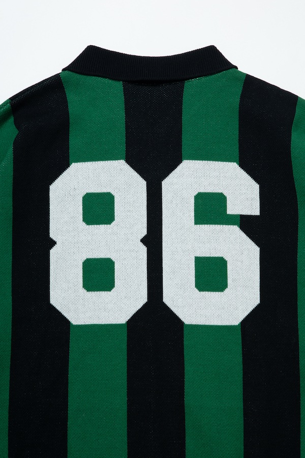 430 fourthirty �ե��������ƥ� L/S STRIPE JERSEY KNIT POLO