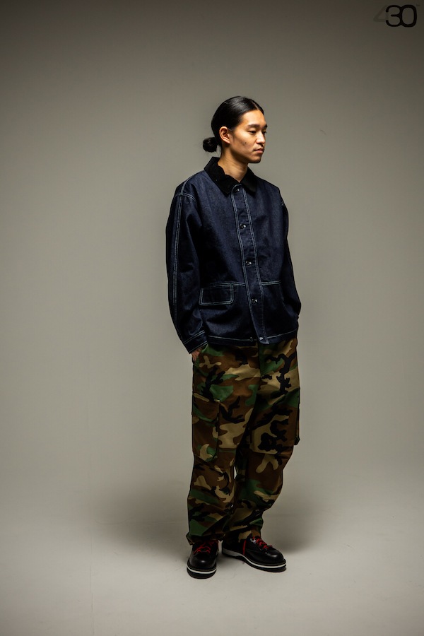 430 fourthirty �ե��������ƥ� CAMO ESLOT CARGO PANTS