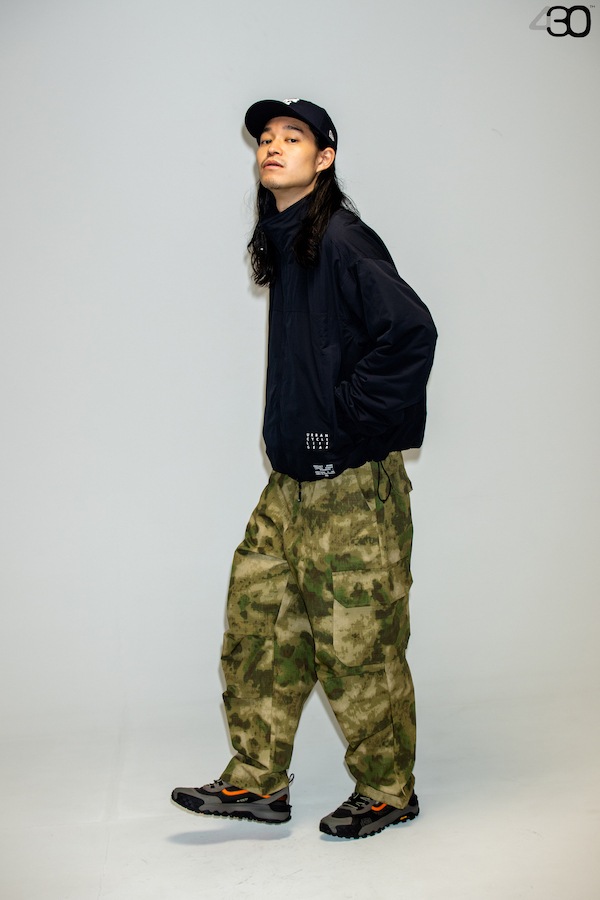 430 fourthirty �ե��������ƥ� CAMO ESLOT CARGO PANTS