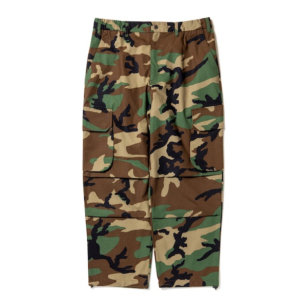 430 fourthirty �ե��������ƥ� CAMO ESLOT CARGO PANTS