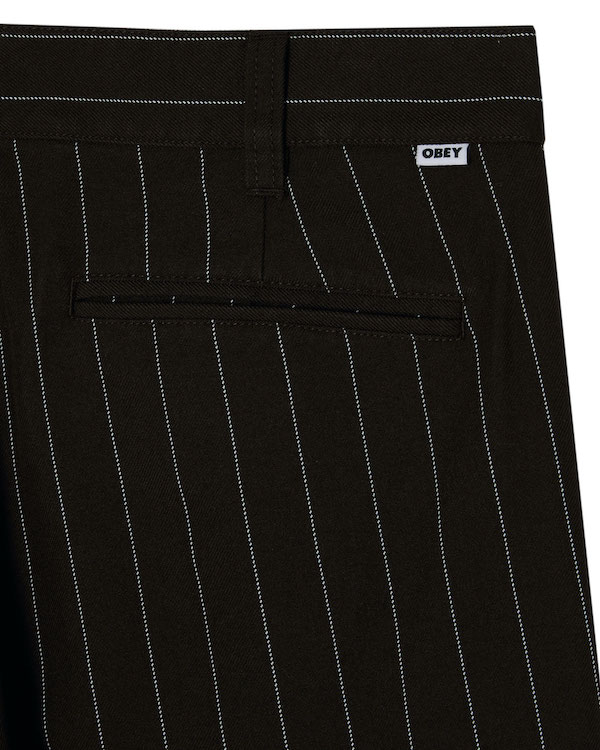 OBEY ���٥� Dean Stripe Pleated Pant