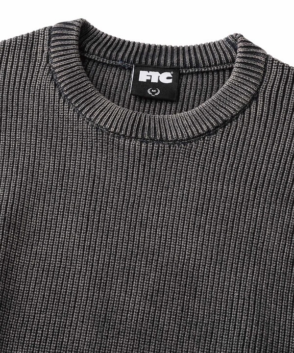 FTC ���եƥ������� BLEACH RIB KNIT SWEATER