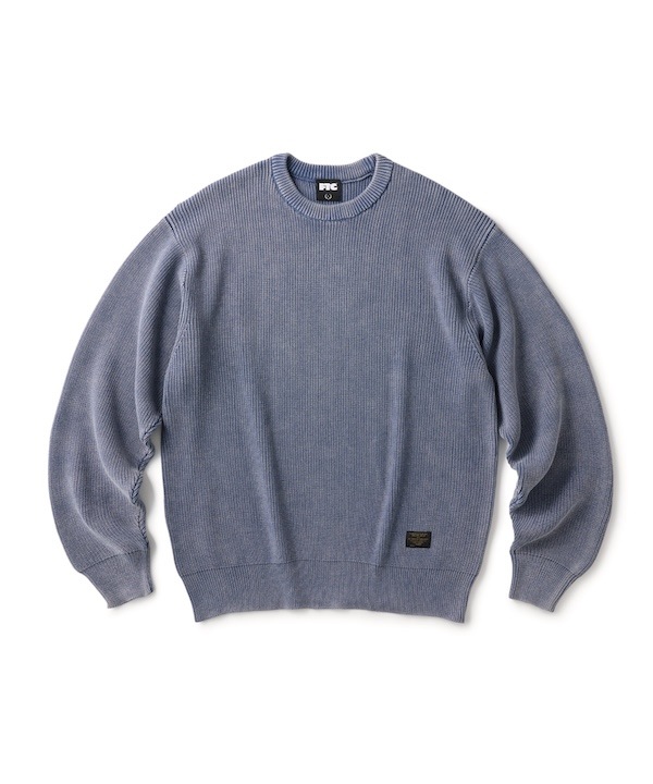 FTC ���եƥ������� BLEACH RIB KNIT SWEATER