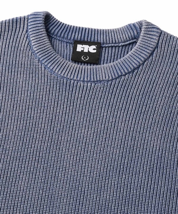 FTC ���եƥ������� BLEACH RIB KNIT SWEATER