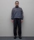 BAL Х BAL / RUSSELL DISTRESSED ATHLETIC HEAVY COTTON HALF ZIP