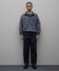 BAL Х BAL / RUSSELL DISTRESSED ATHLETIC HEAVY COTTON HALF ZIP