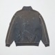 BAL Х BAL / RUSSELL DISTRESSED ATHLETIC HEAVY COTTON HALF ZIP