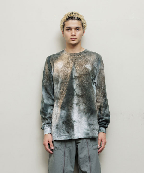 BAL �Х� LOGO TIE DYE LS TEE