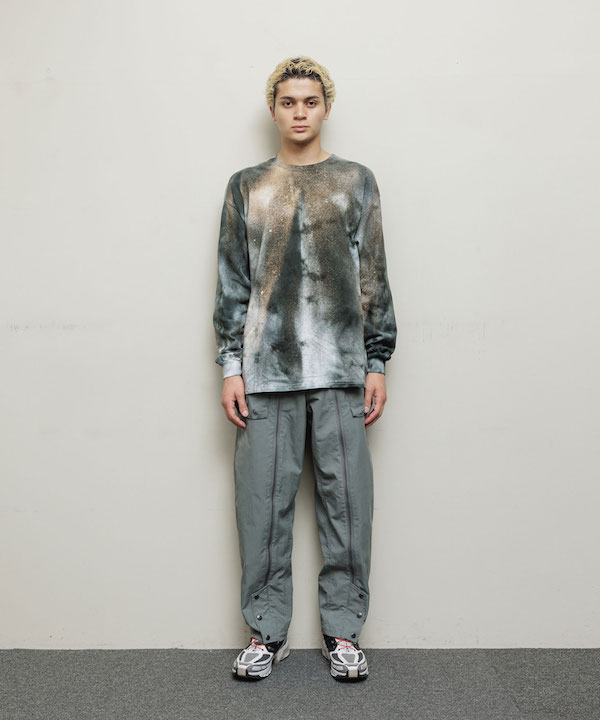 BAL �Х� LOGO TIE DYE LS TEE