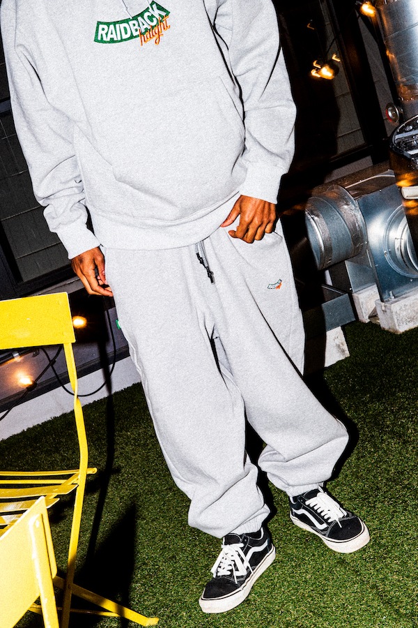 HAIGHT �إ��� RAIDBACK ARCH LOGO SWEAT PANTS