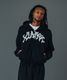 XLARGE �������ȥ�顼�� DISTORTED LOGO ZIP UP HOODED SWEATSHIRT
