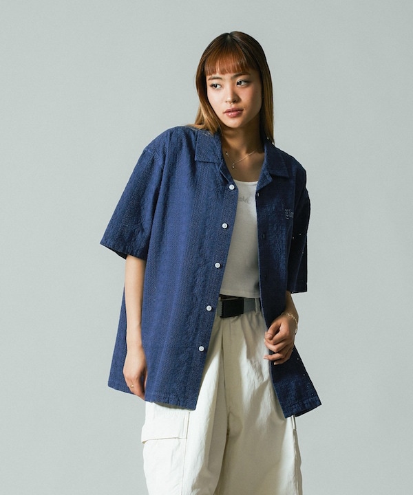 XLARGE �������ȥ�顼�� S/S LACE SHIRT