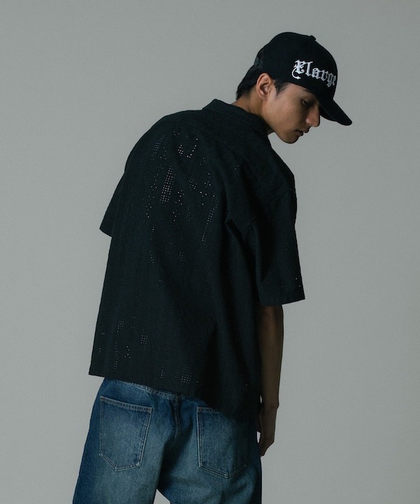 XLARGE �������ȥ�顼�� S/S LACE SHIRT