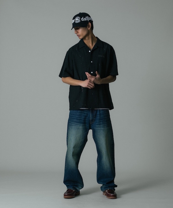 XLARGE �������ȥ�顼�� S/S LACE SHIRT