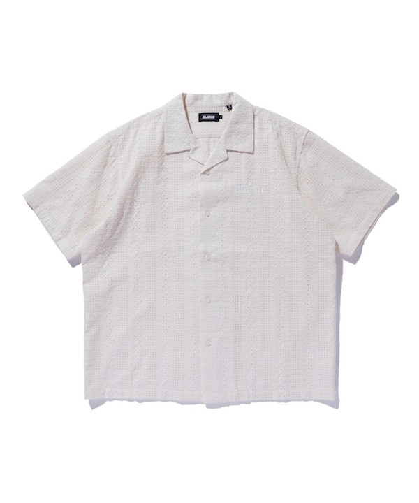 XLARGE �������ȥ�顼�� S/S LACE SHIRT