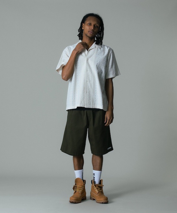 XLARGE �������ȥ�顼�� S/S LACE SHIRT
