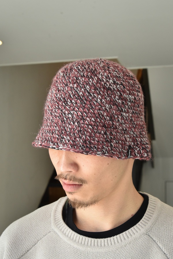 BAL Х MIXED HAND KNIT BUCKET HAT