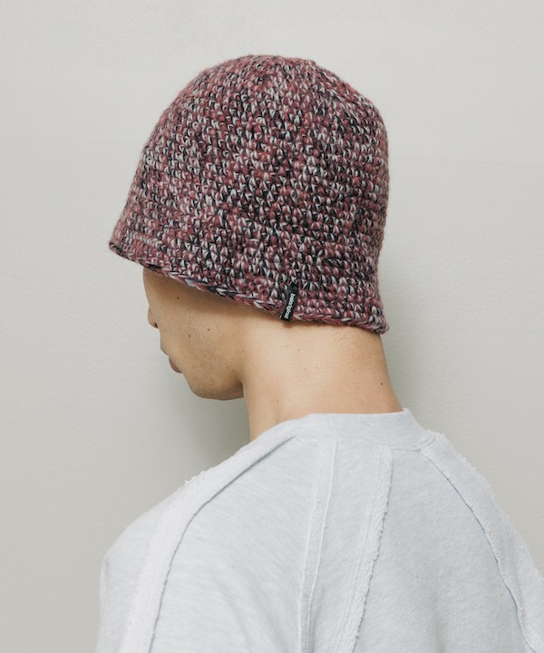 BAL Х MIXED HAND KNIT BUCKET HAT