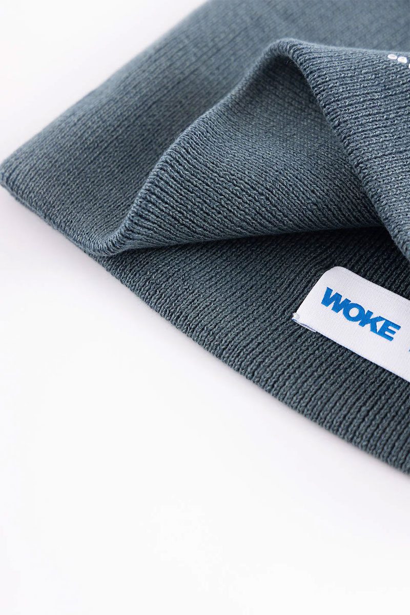 WOKE EDGE �����������å� Rhinestone We Star Logo Beanie