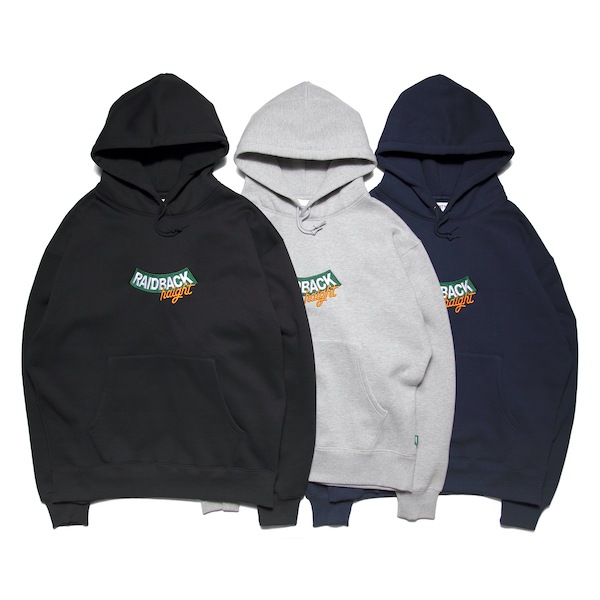 HAIGHT �إ��� RAIDBACK ARCH LOGO HOODIE