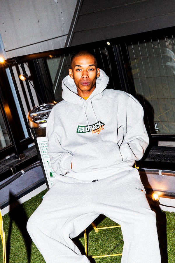 HAIGHT �إ��� RAIDBACK ARCH LOGO HOODIE