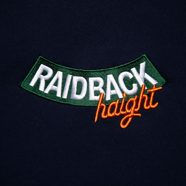 HAIGHT �إ��� RAIDBACK ARCH LOGO HOODIE