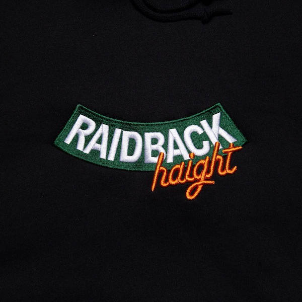 HAIGHT �إ��� RAIDBACK ARCH LOGO HOODIE