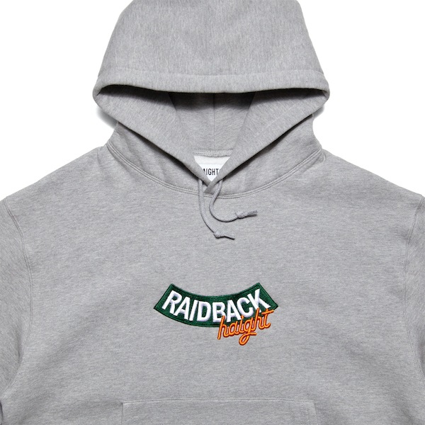 HAIGHT �إ��� RAIDBACK ARCH LOGO HOODIE
