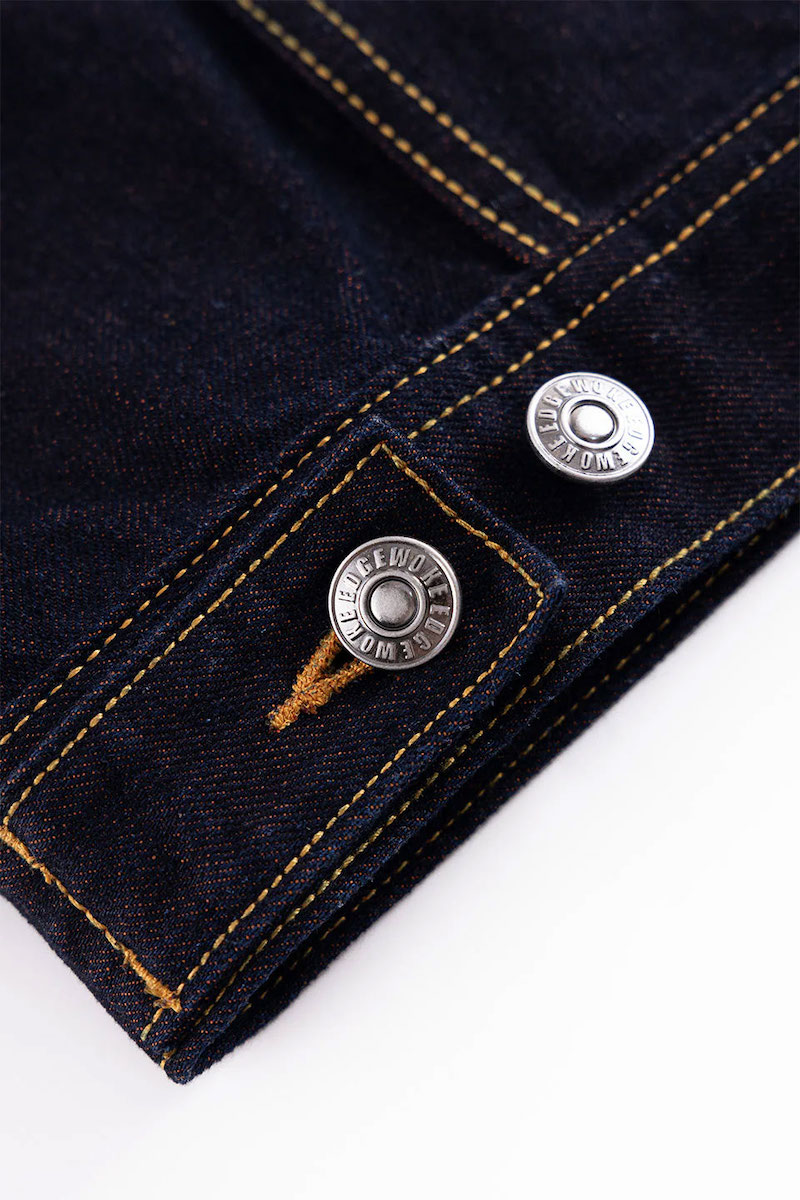WOKE EDGE �����������å� Candy Weave Denim Jacket