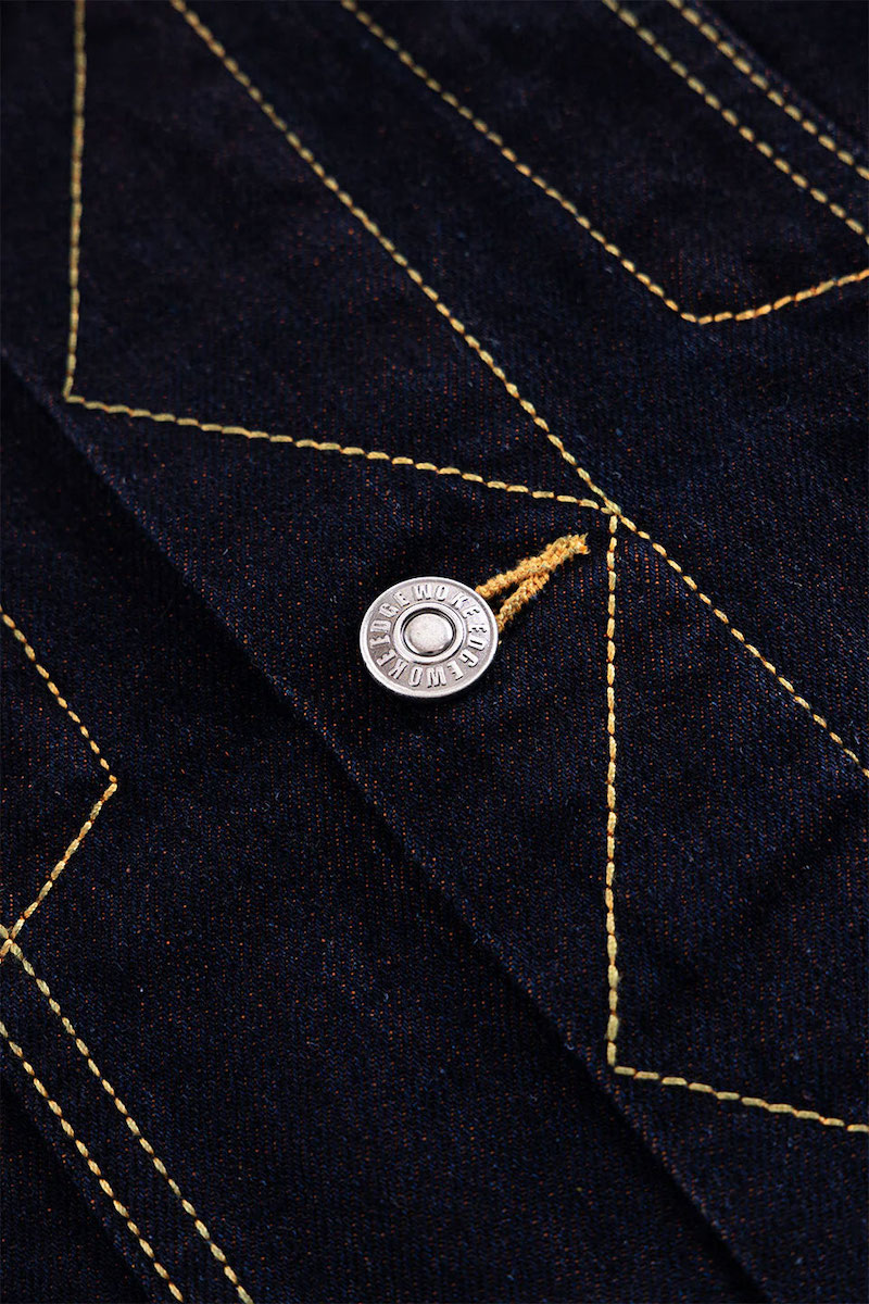 WOKE EDGE �����������å� Candy Weave Denim Jacket