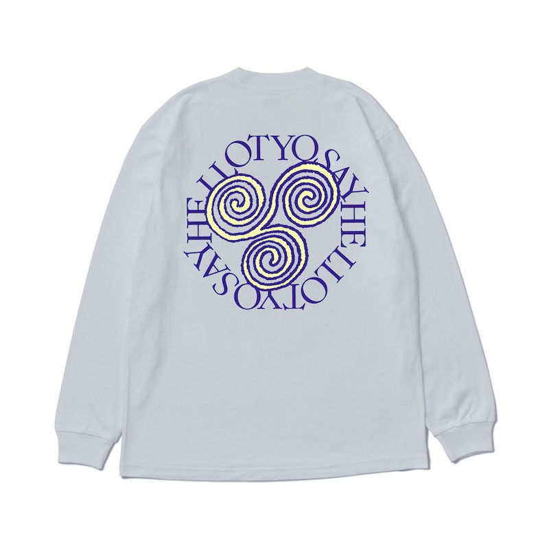 SAYHELLO �����ϥ��� Pigment Slap Logo L/S Tee
