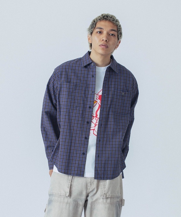 XLARGE �������ȥ�顼�� PLAID L/S SHIRT