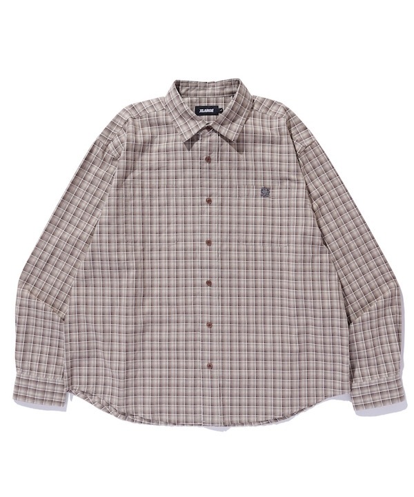 XLARGE �������ȥ�顼�� PLAID L/S SHIRT