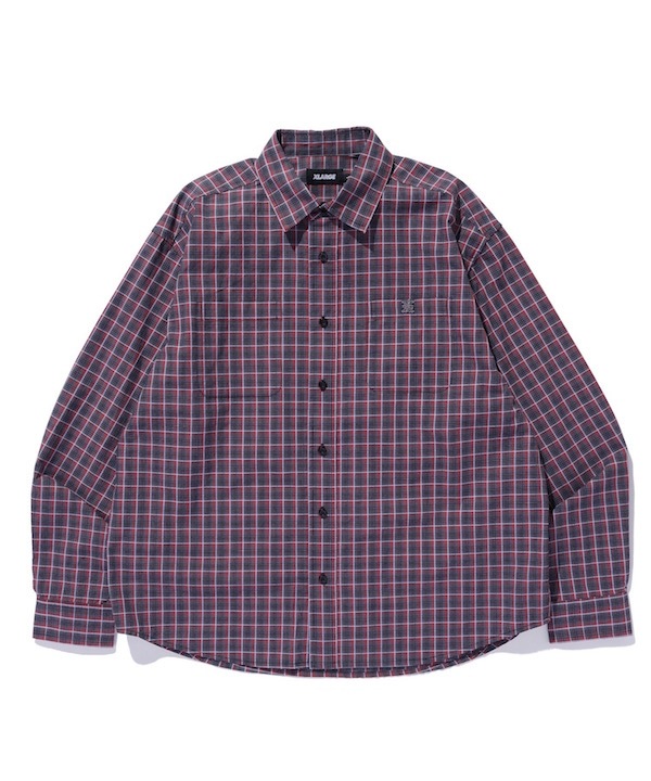 XLARGE �������ȥ�顼�� PLAID L/S SHIRT
