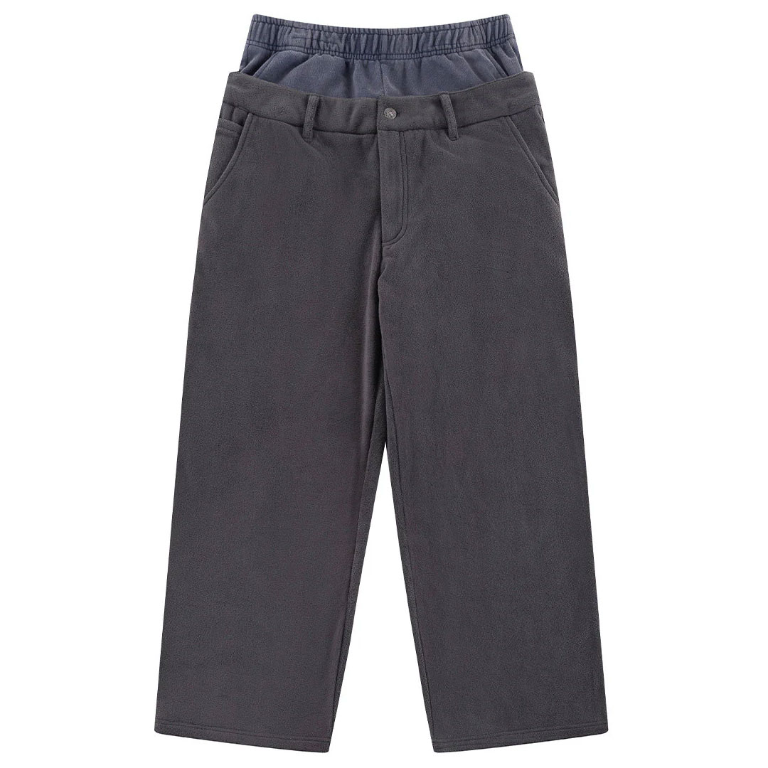 WOKE EDGE �����������å� Washed Fleece Layered Pants