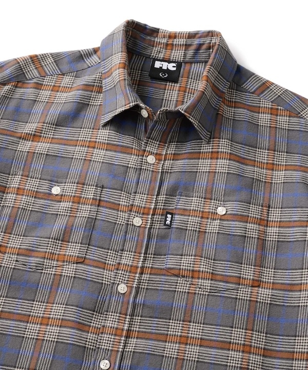 FTC ���եƥ������� PLAID NEL SHIRT