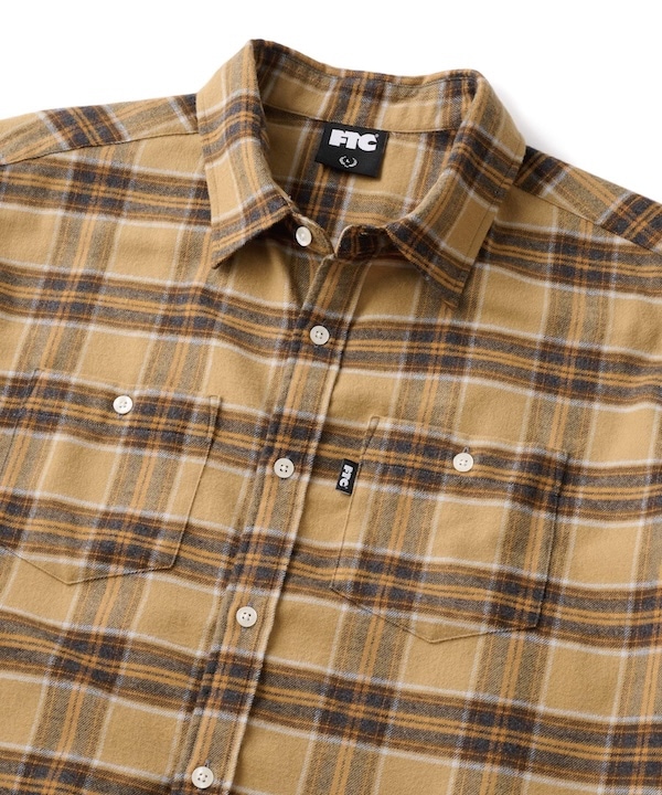 FTC ���եƥ������� PLAID NEL SHIRT