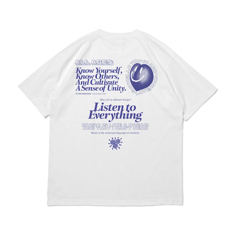 SAYHELLO �����ϥ��� Listen To Everything Tee