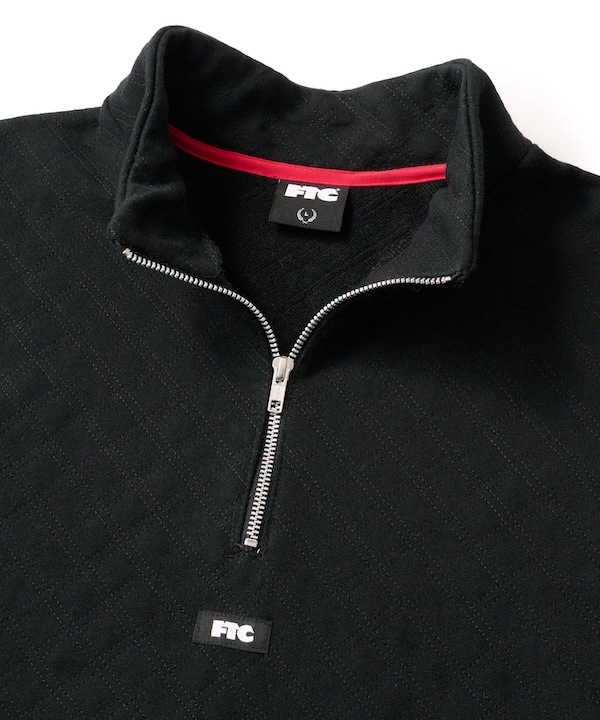 FTC ���եƥ������� QUILTED HALF ZIP SWEATSHIRT