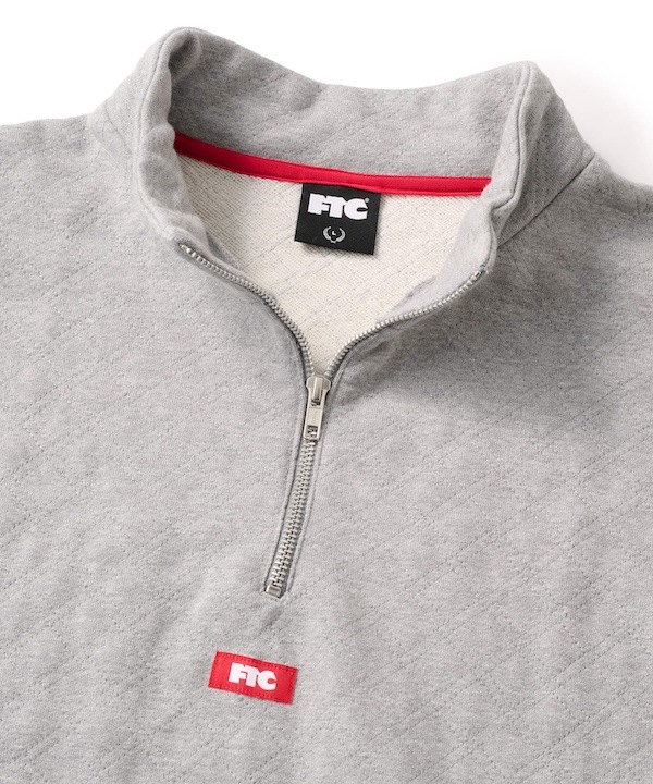 FTC ���եƥ������� QUILTED HALF ZIP SWEATSHIRT