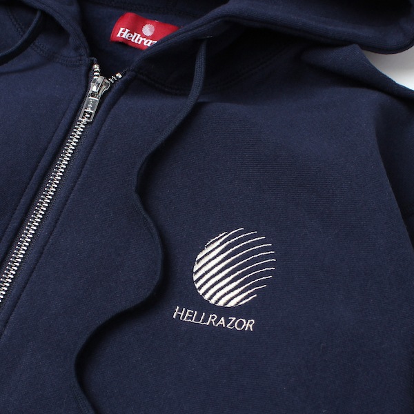 Hellrazor �إ�쥤���� LOGO EMB FULL ZIP HOODIE